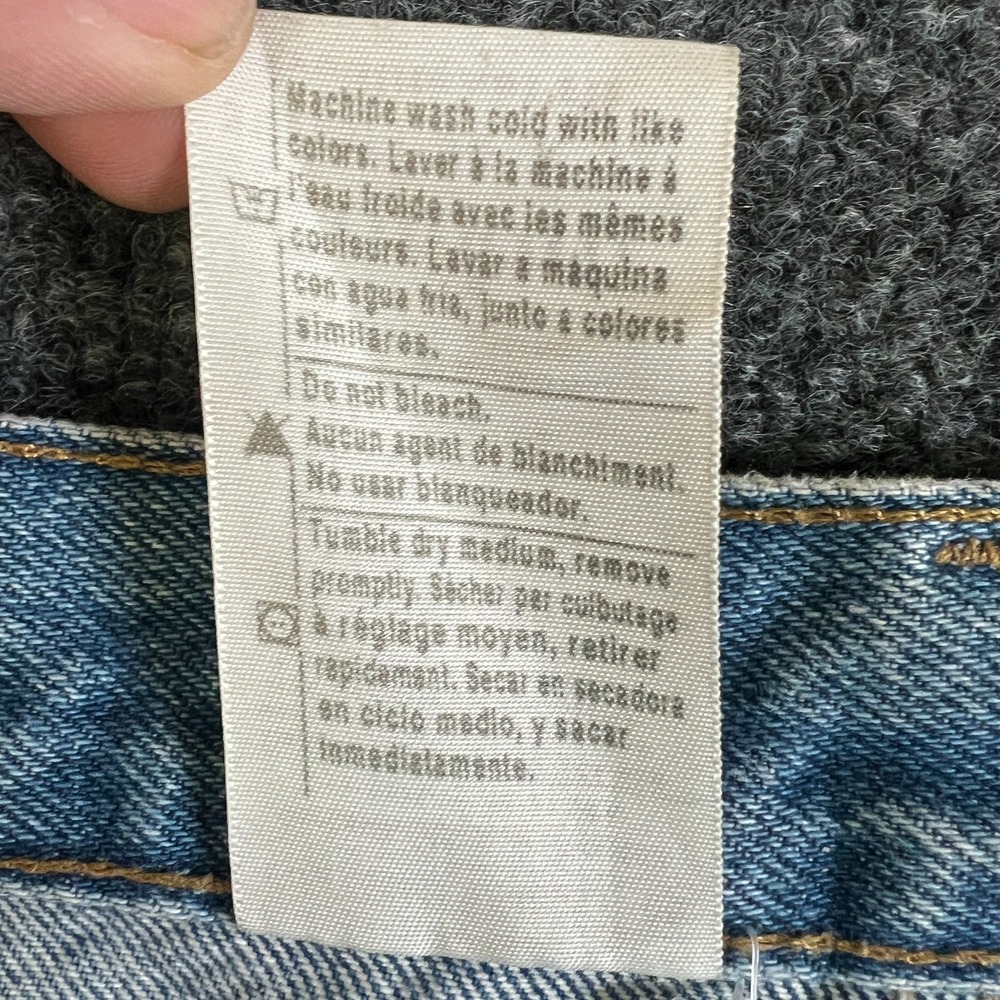 Carhartt Traditional Fit Jeans Mens 36x31.5‎ Blue Denim Cotton Straight Mid Rise - Picture 9 of 13